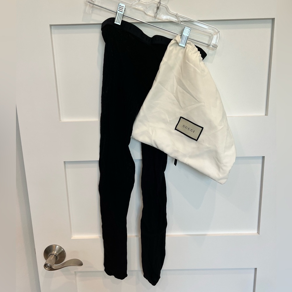 Gucci tights - Worn once  - one size - black